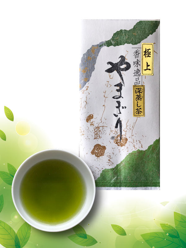 山霧深蒸玉綠茶「極上印」100克袋裝