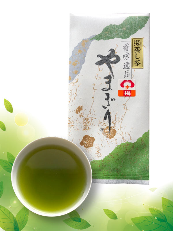 山霧深蒸玉綠茶「梅印」100克平袋裝