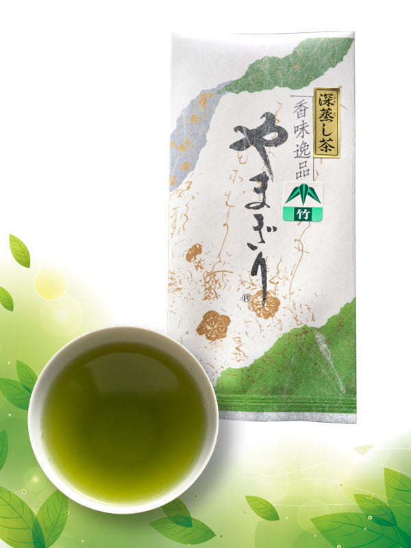 山霧深蒸玉綠茶「竹印」100克平袋裝