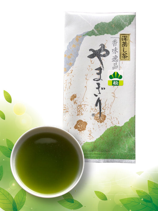 山霧深蒸玉綠茶「松印」100克扁袋裝