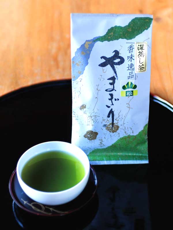 山霧深蒸玉綠茶「松印」100克扁袋裝